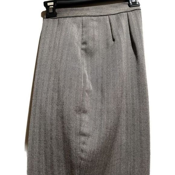 Vintage 90s Herringbone Pleat Front Pants - Picture 9 of 11